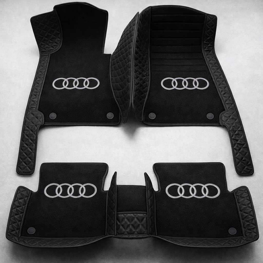 Set de covorașe auto premium, finisaj din piele – curățenie și eleganță în fiecare zi