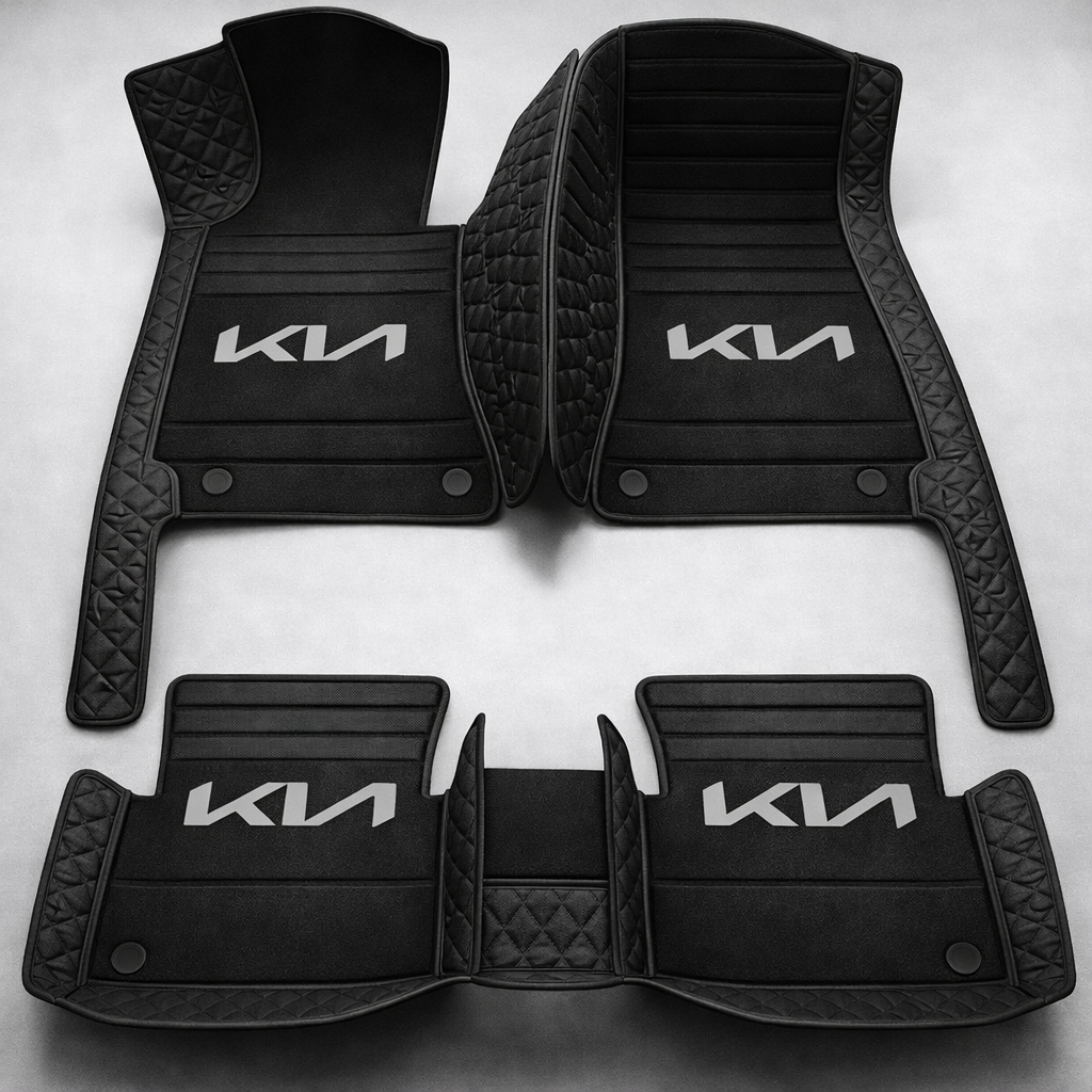 Set de covorașe auto premium, finisaj din piele – curățenie și eleganță în fiecare zi