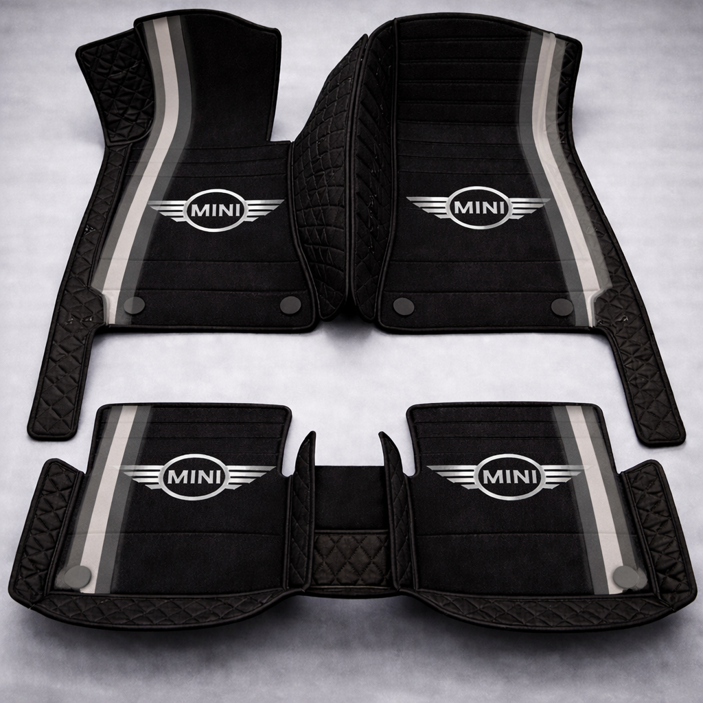 Set de covorașe auto premium, finisaj din piele – curățenie și eleganță în fiecare zi