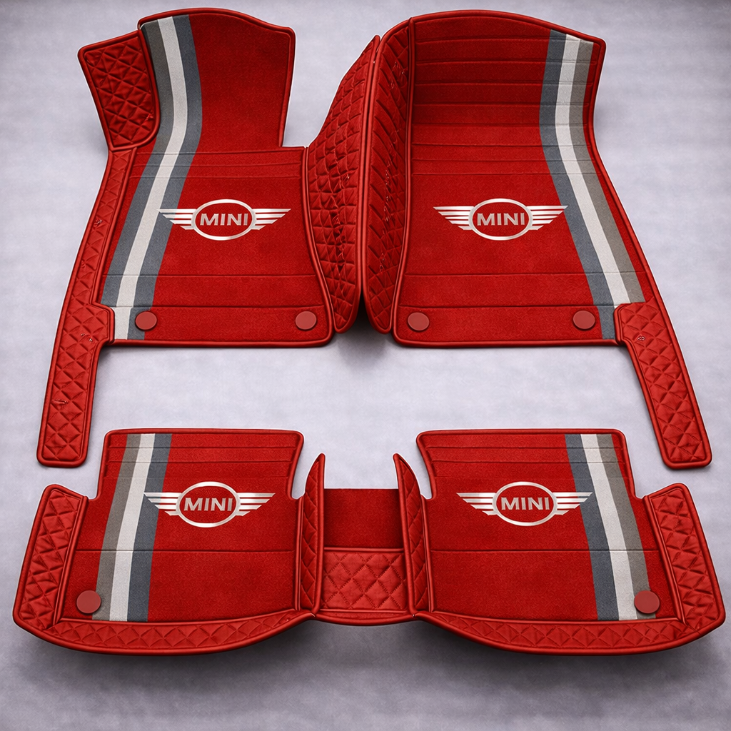 Set de covorașe auto premium, finisaj din piele – curățenie și eleganță în fiecare zi