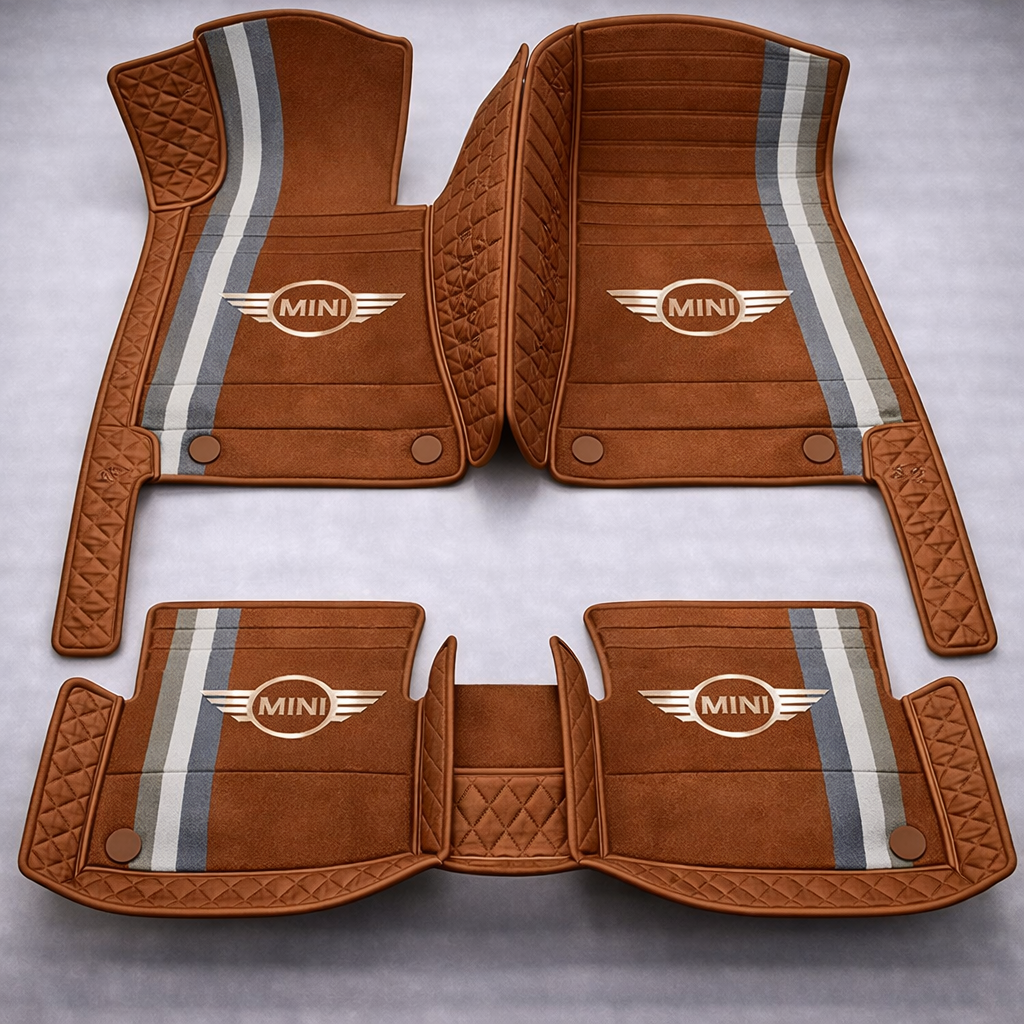 Set de covorașe auto premium, finisaj din piele – curățenie și eleganță în fiecare zi