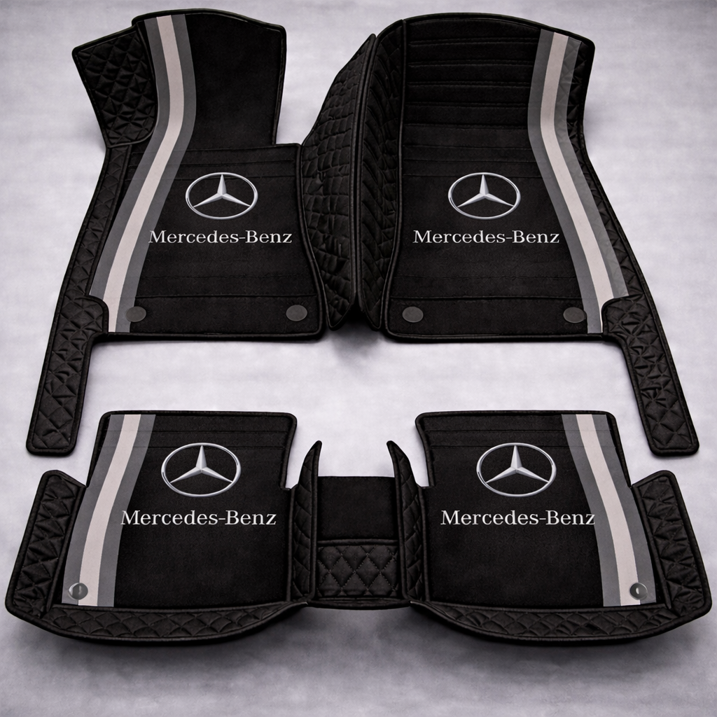 Set de covorașe auto premium, finisaj din piele – curățenie și eleganță în fiecare zi