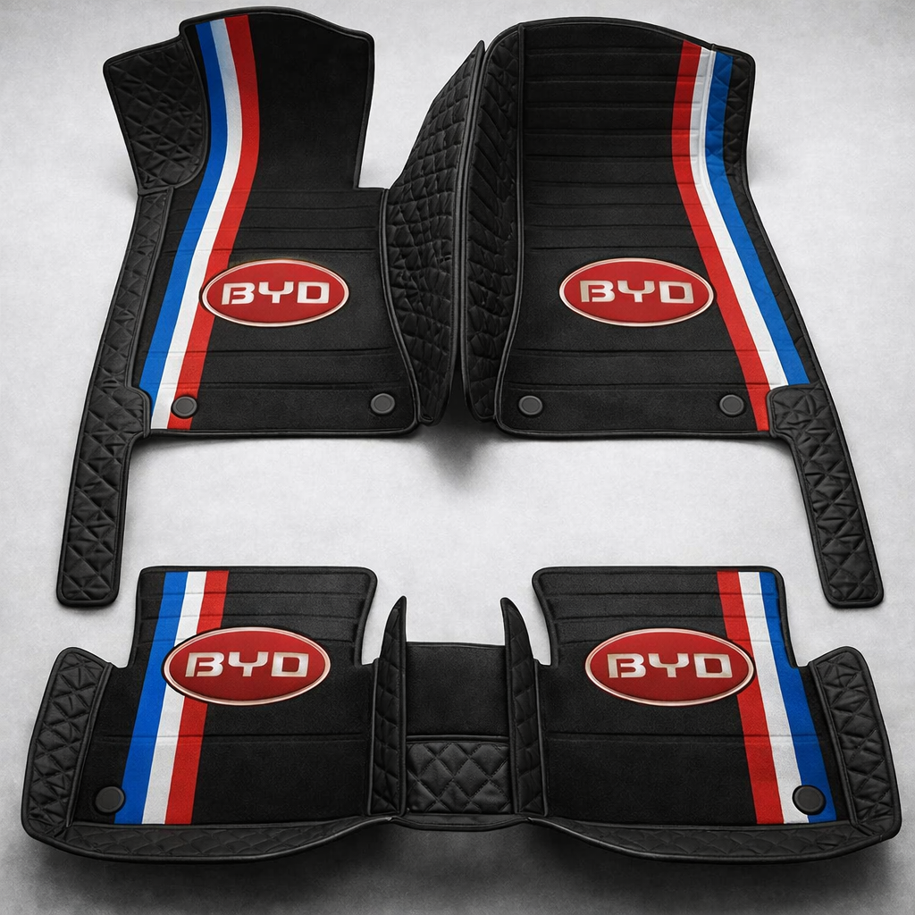 Set de covorașe auto premium, finisaj din piele – curățenie și eleganță în fiecare zi