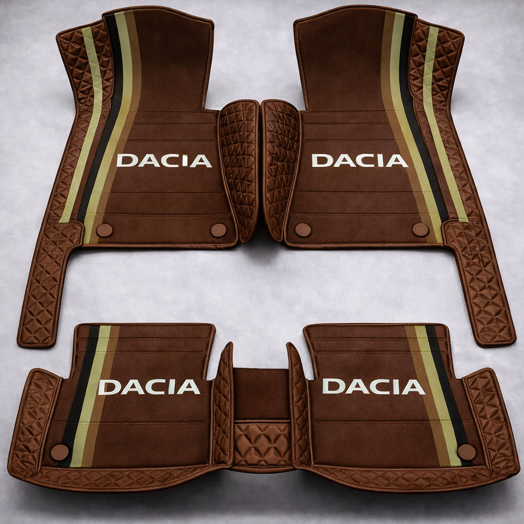 Set de covorașe auto premium, finisaj din piele – curățenie și eleganță în fiecare zi