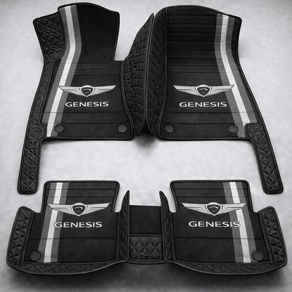 Set de covorașe auto premium, finisaj din piele – curățenie și eleganță în fiecare zi