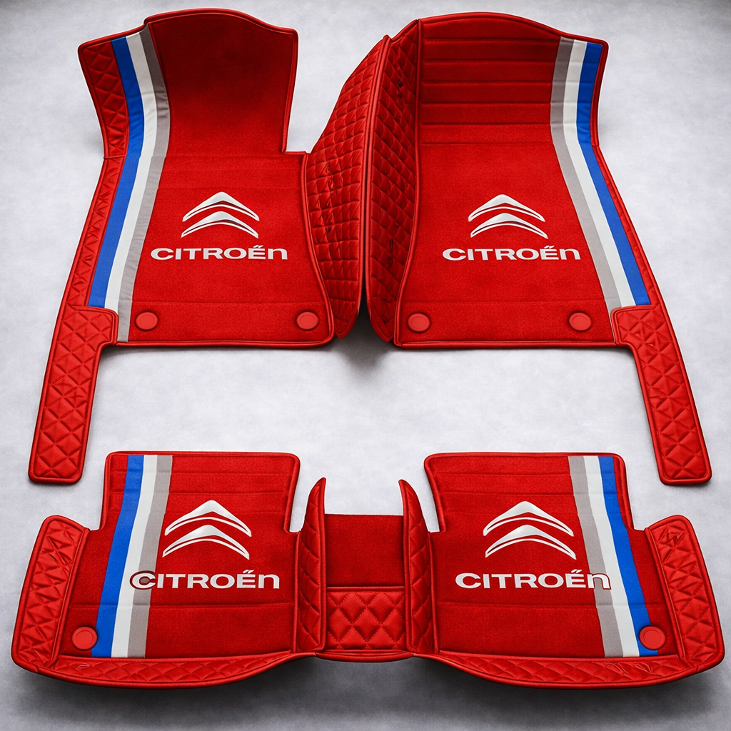 Set de covorașe auto premium, finisaj din piele – curățenie și eleganță în fiecare zi