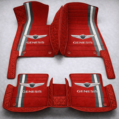 Set de covorașe auto premium, finisaj din piele – curățenie și eleganță în fiecare zi